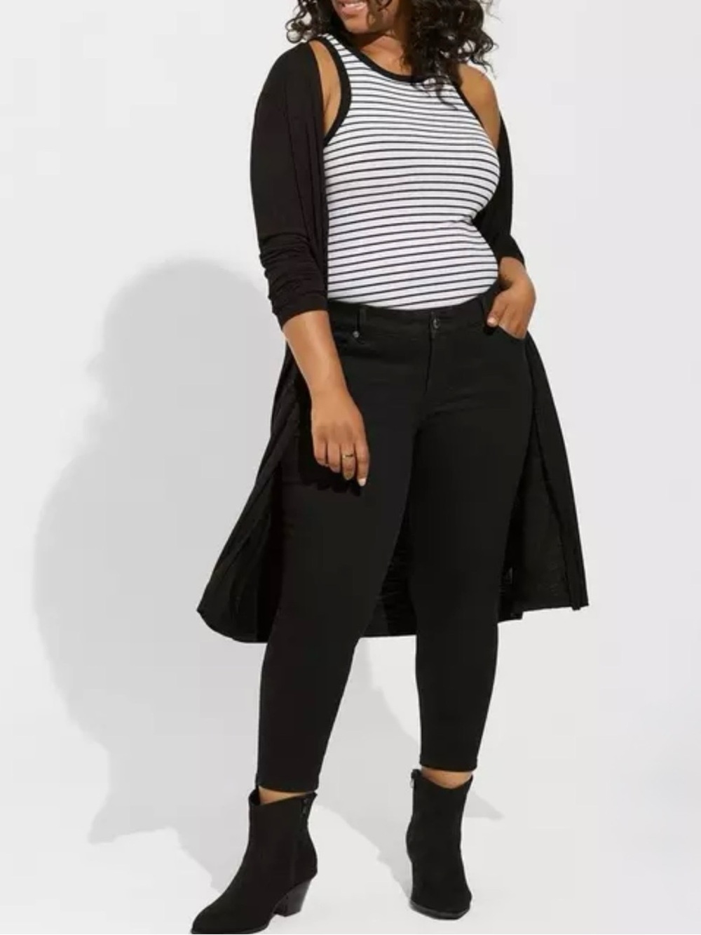 NWT Torrid Black Perfect Skinny Ankle Jeans Sz 20 Tall